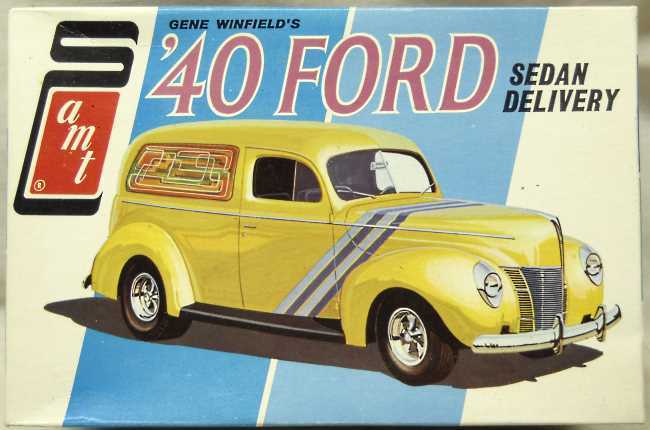 AMT 1/25 1940 Ford Sedan Delivery Gene Windfield - Street or Strip, T292-225 plastic model kit